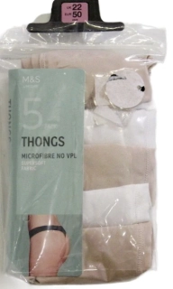 outlet tanga set 5 ks MARKS & SPENCER